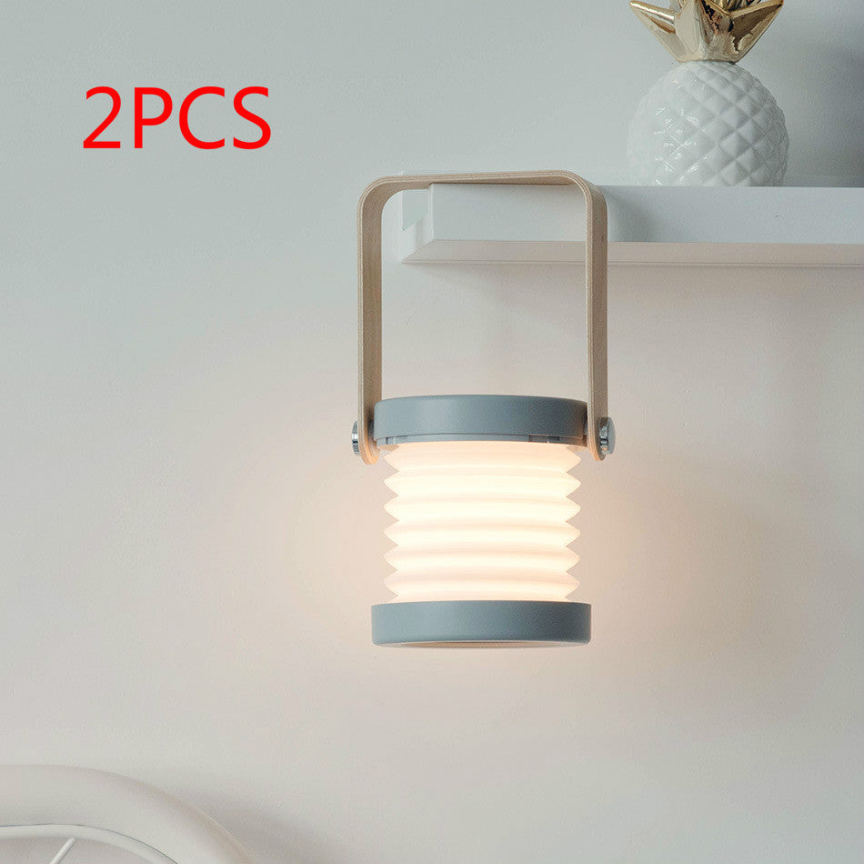 Foldable LED Night Light – Touch Dimmable USB Rechargeable Portable Lamp