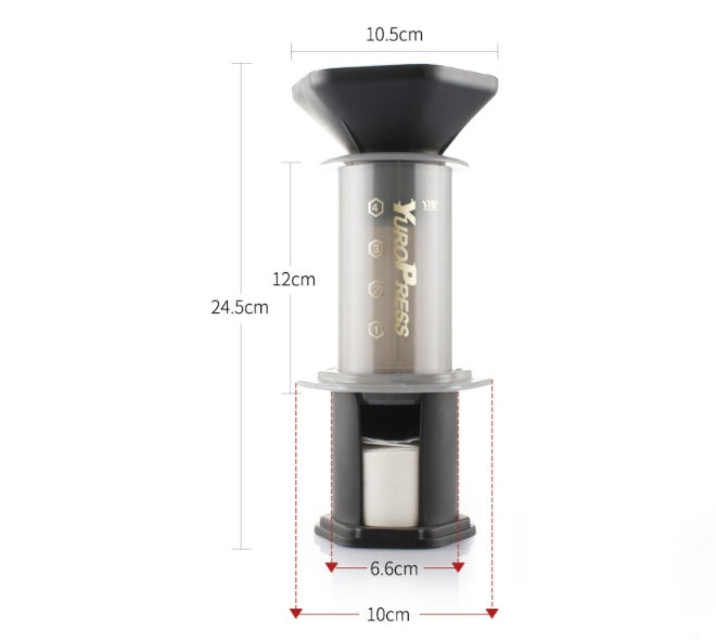 French Press Coffee Maker – Filter Cup & Tea Brewing Pot