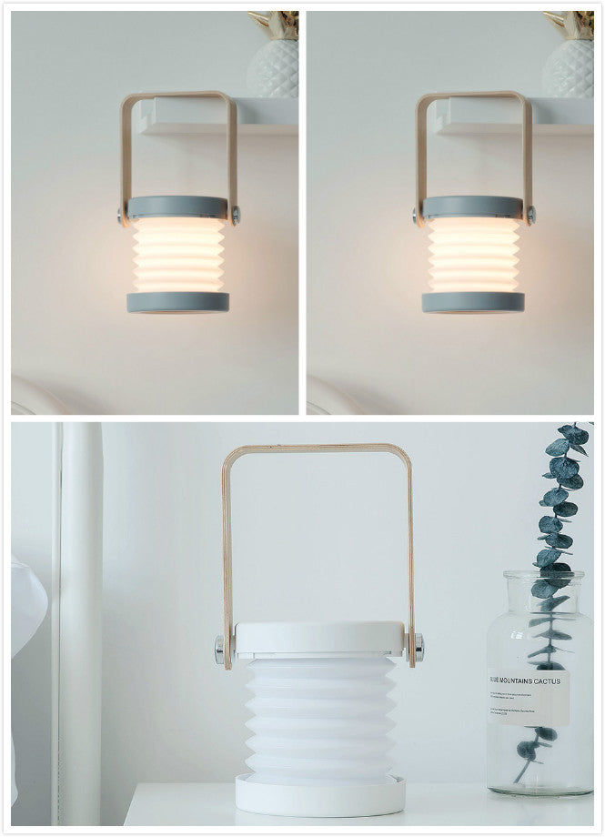 Foldable LED Night Light – Touch Dimmable USB Rechargeable Portable Lamp