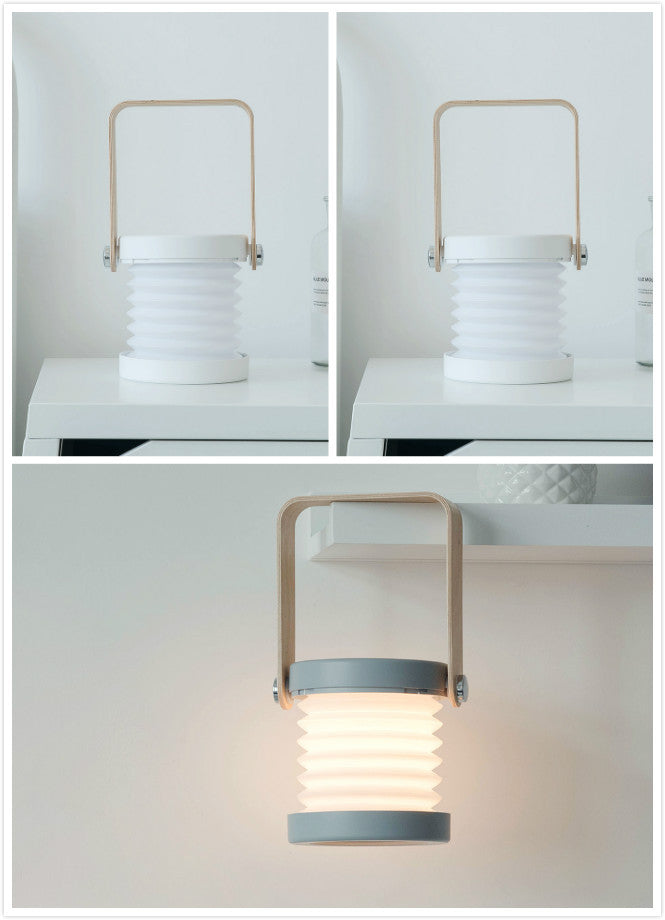 Foldable LED Night Light – Touch Dimmable USB Rechargeable Portable Lamp
