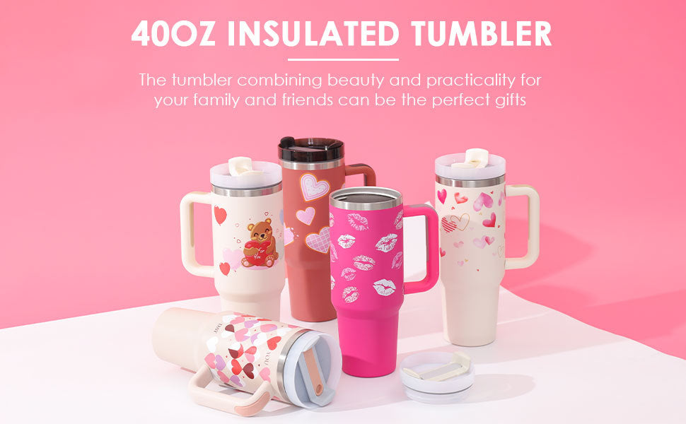 Stainless Steel Spill Proof Vacuum Coffee Cup 40 Oz