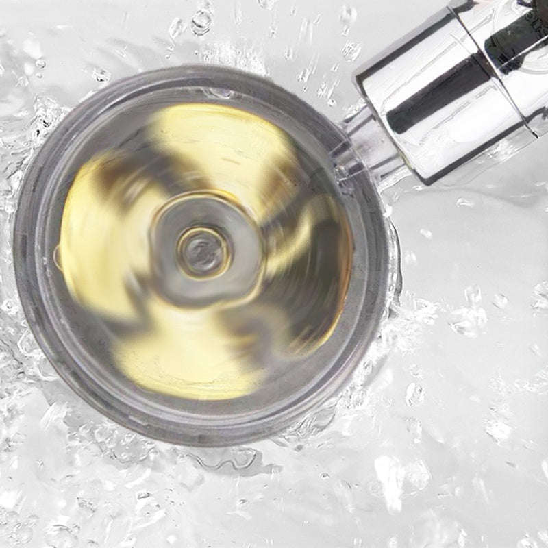 Turbocharged Shower Head – High Pressure Handheld Nozzle with Stop Button & Filter