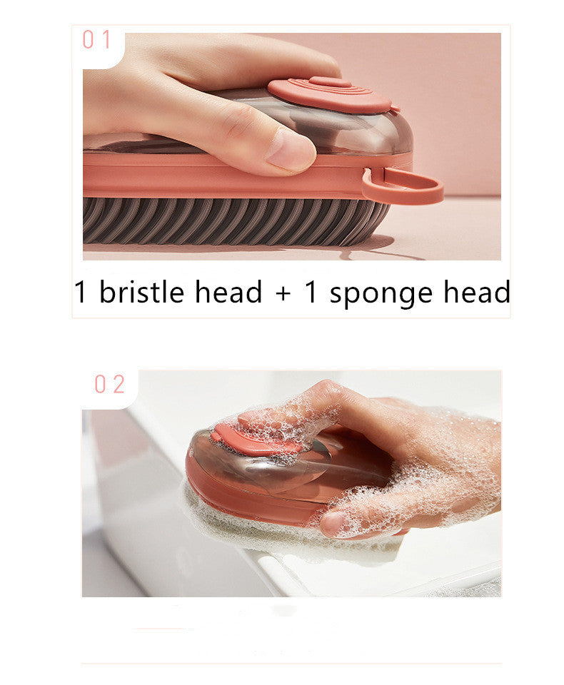 Automatic Cleaning Brush – Multifunctional Soft Shoe & Laundry Brush for Household Use