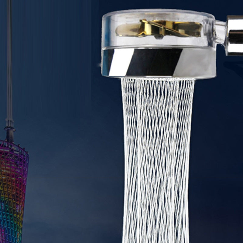 Turbocharged Shower Head – High Pressure Handheld Nozzle with Stop Button & Filter