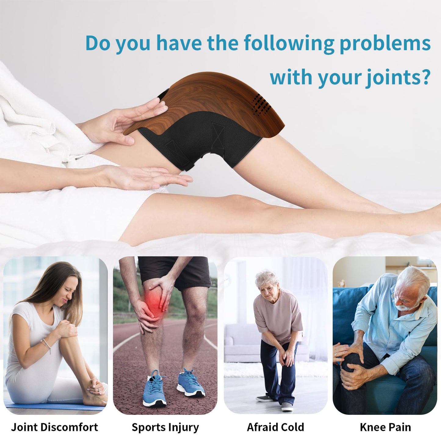 Intelligent Electric Knee Massager – Physiotherapy & Pain Relief Device