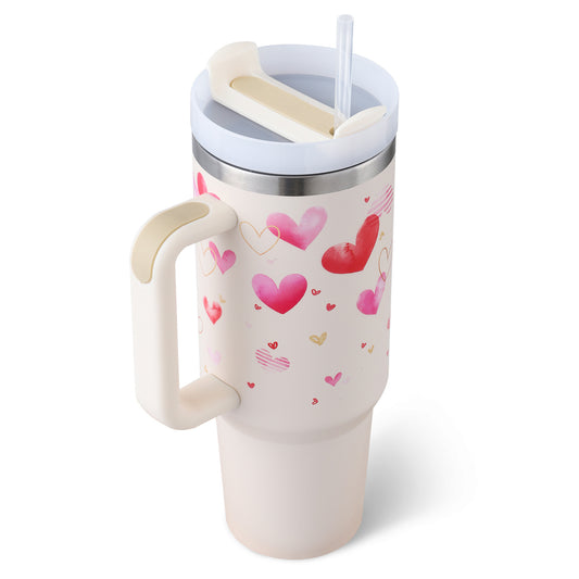 Stainless Steel Spill Proof Vacuum Coffee Cup 40 Oz