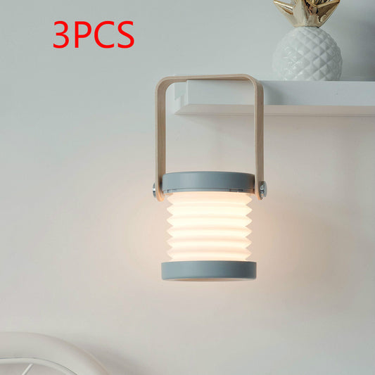 Foldable LED Night Light – Touch Dimmable USB Rechargeable Portable Lamp