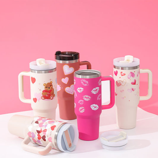 Stainless Steel Spill Proof Vacuum Coffee Cup 40 Oz